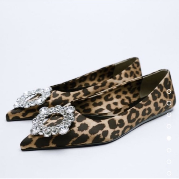 Zara Leopard print flats - Picture 1 of 5